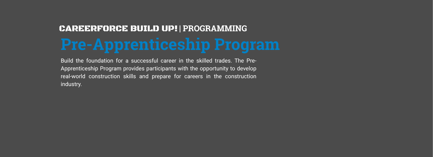 Pre-Apprenticeship